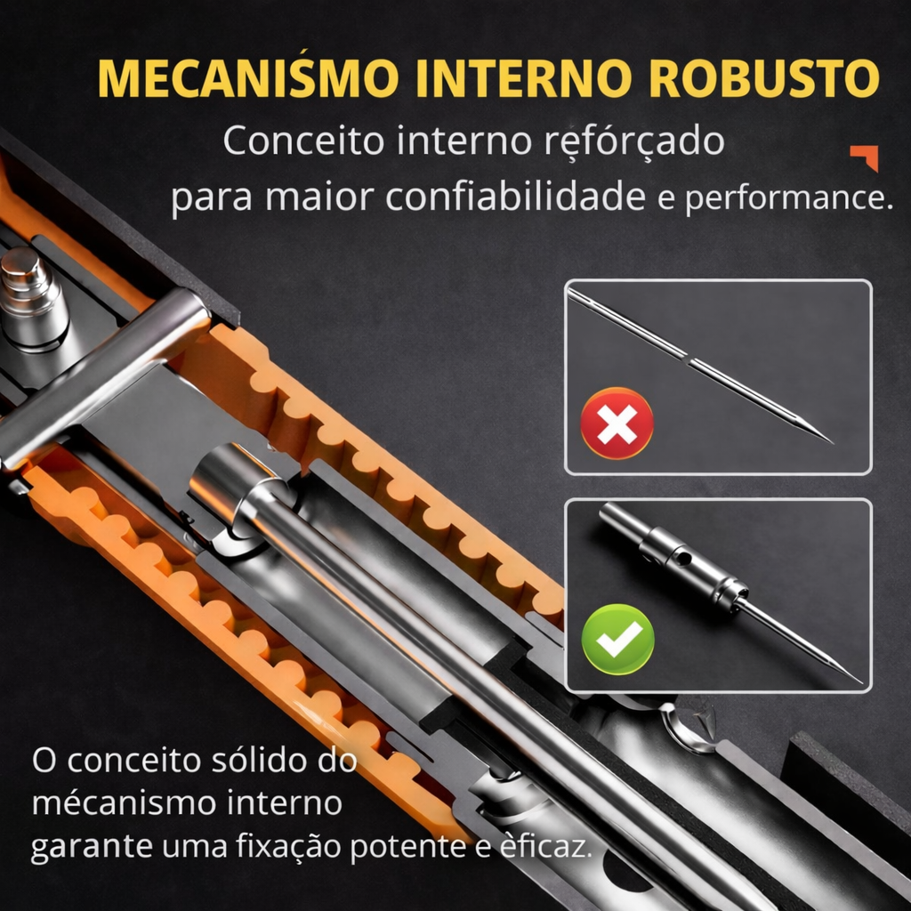 Pistola de clavos silenciada