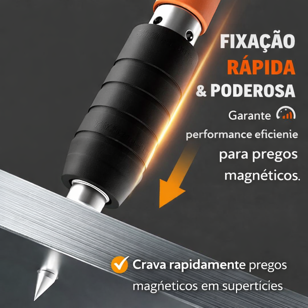 Pistola de clavos silenciada
