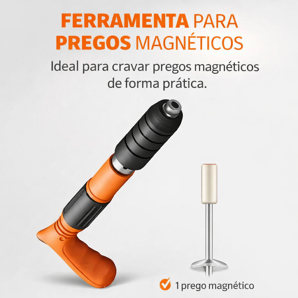 Pistola de clavos silenciada
