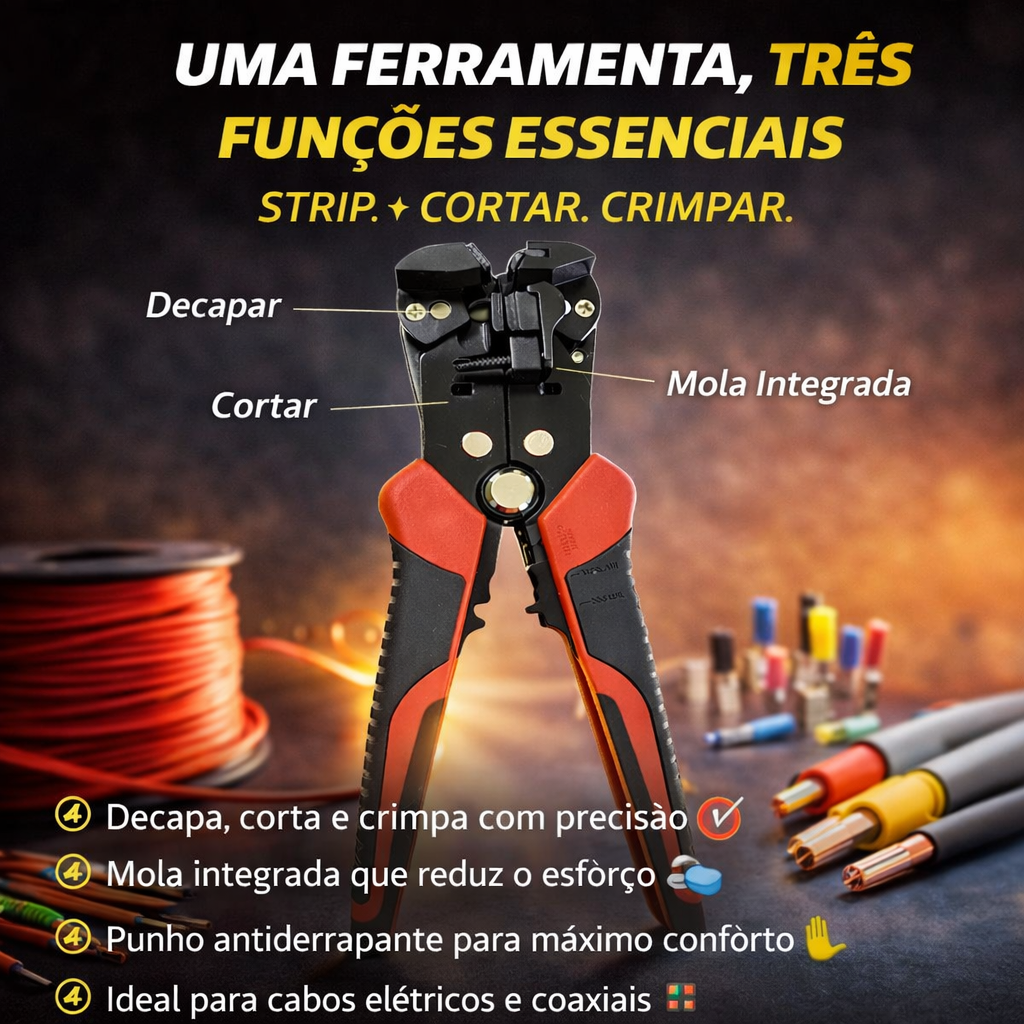 🔧Ferramenta profissional para descascar fios