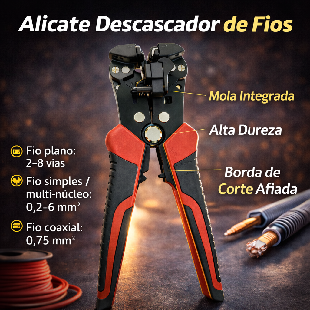 🔧Ferramenta profissional para descascar fios