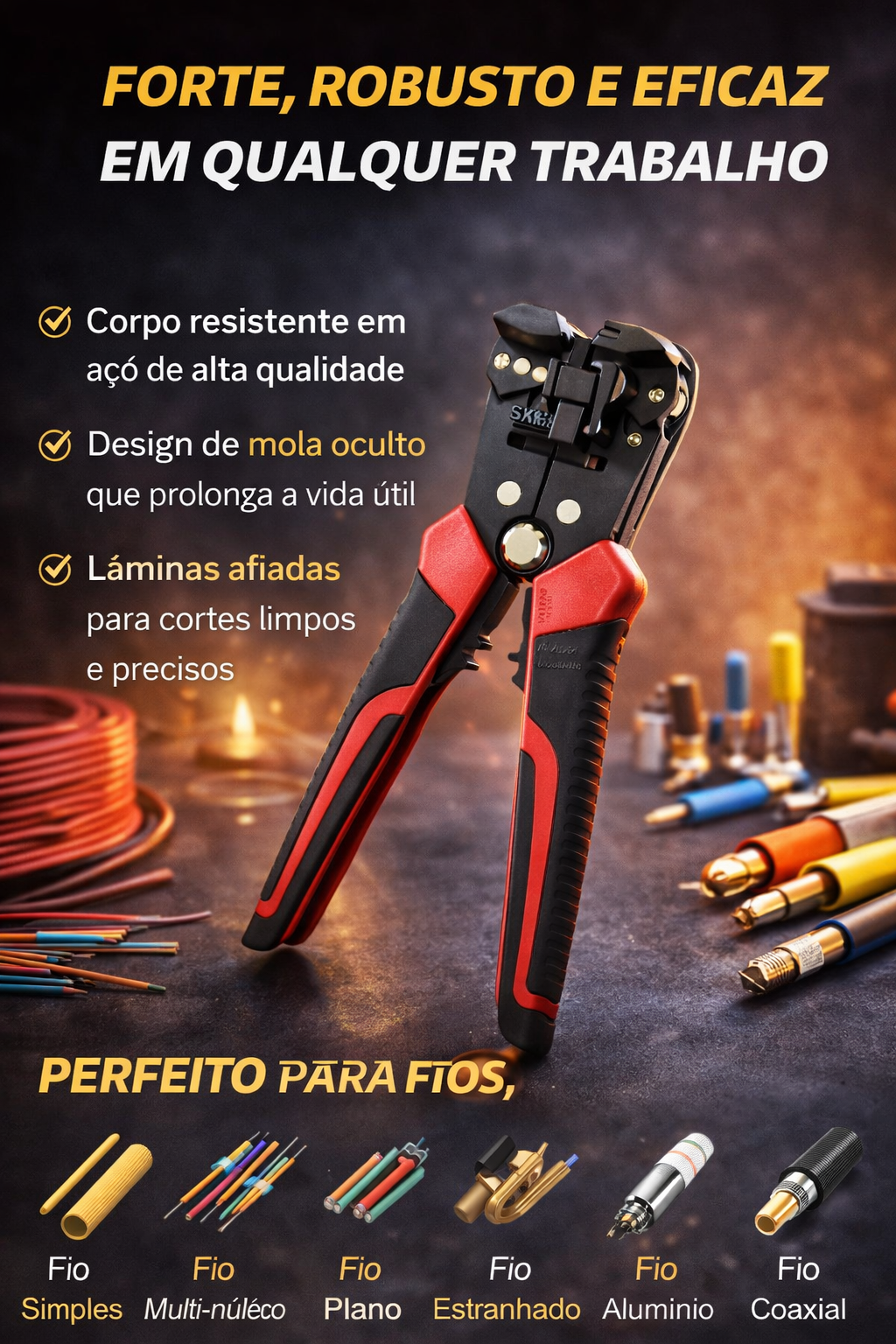 🔧Ferramenta profissional para descascar fios