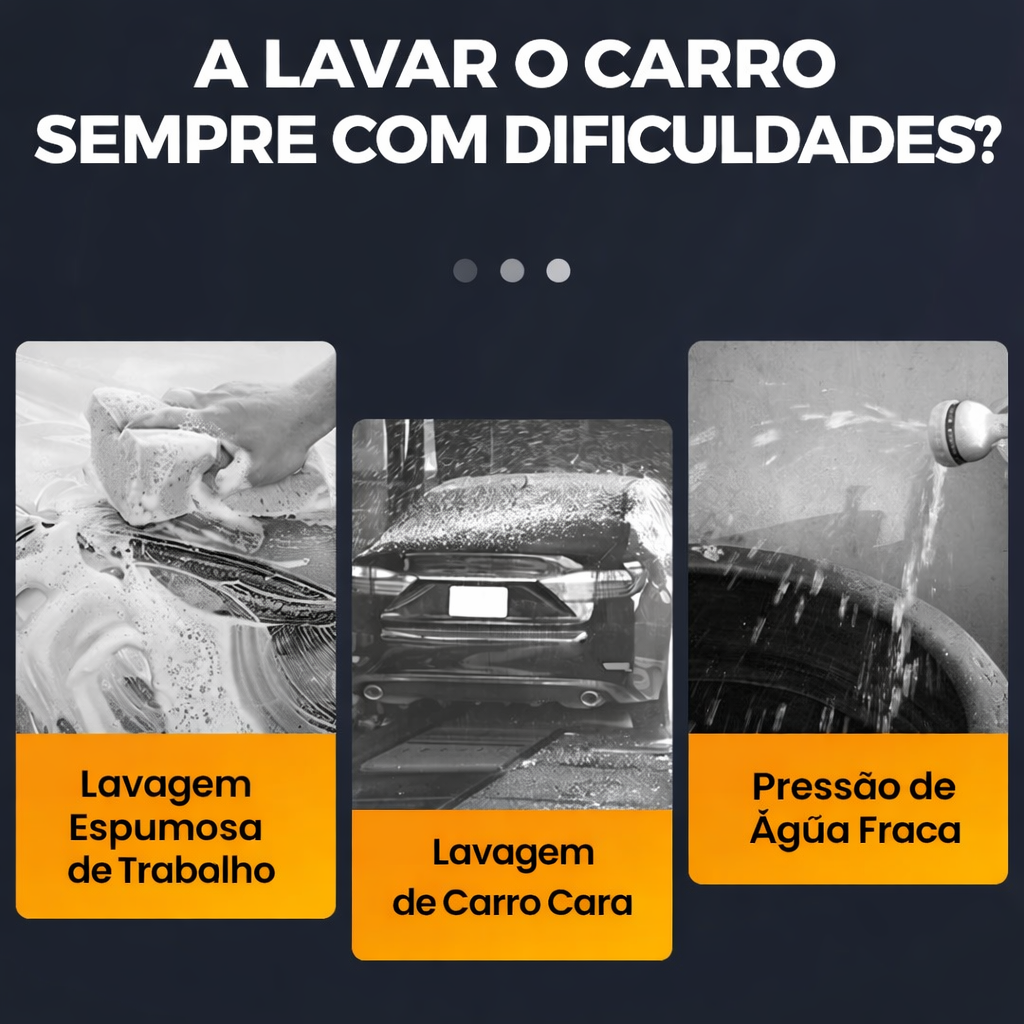 Lavadora de alta pressão portátil potente