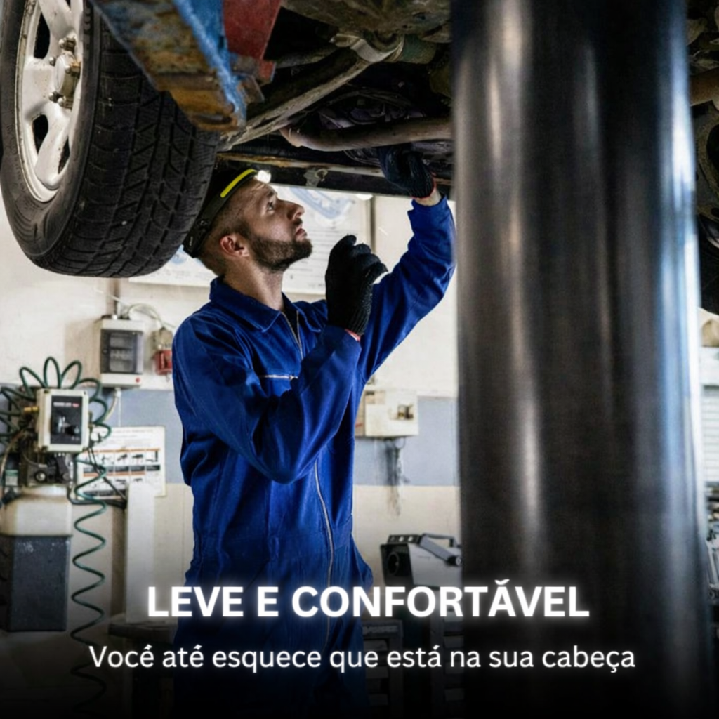 LANTERNA FRONTAL com ângulo de 230°